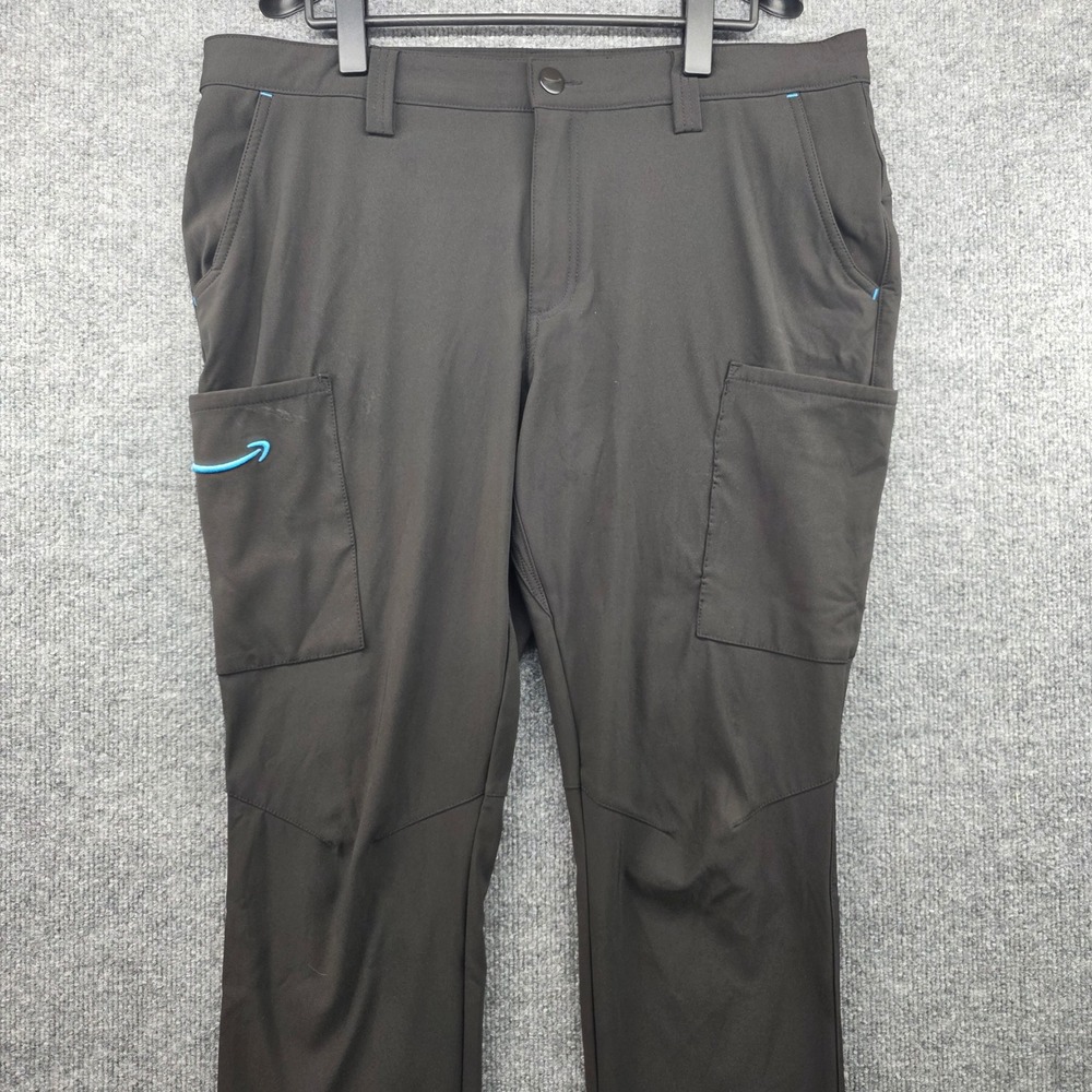 Amazon Delivery Driver Cargo Pants Mens Large Luly Yang Black‎ Work Uniform
